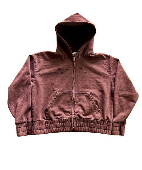 Chocolate Oversized Dual-Zip jacket