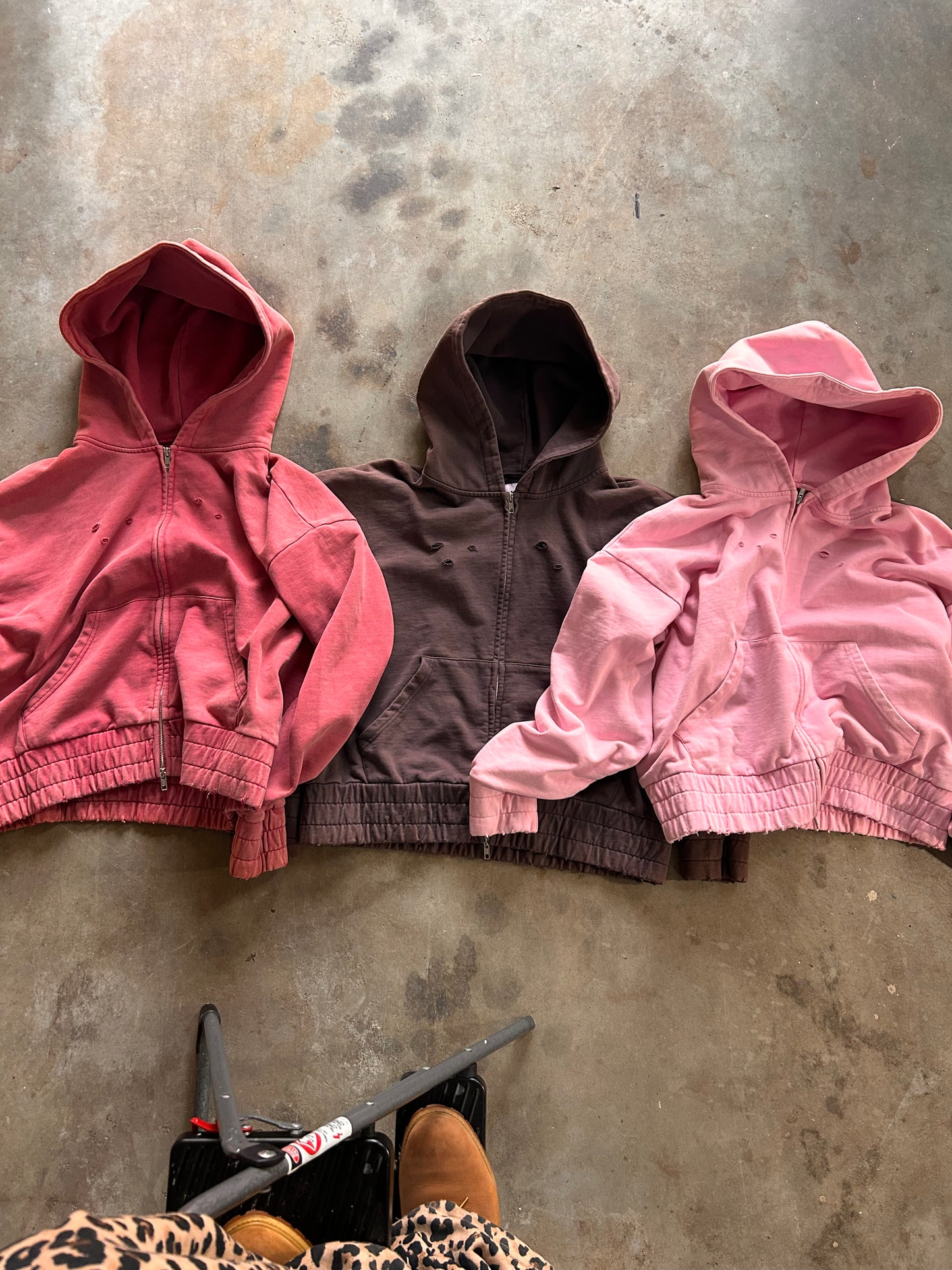 Chocolate Oversized Dual-Zip jacket